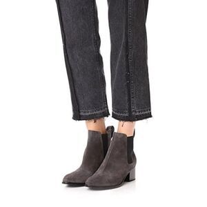 Rag & Bone Walker Chelsea Ankle Boot - Asphalt Grey Suede Leather EU Size 40